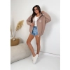 Bluza damska MOJO z kapturem na zamek oversize