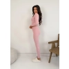 Komplet damski modelujący legginsy + top fitness premium