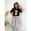 T-shirt damski oversize girl aesthetic latte vibe bawełna premium