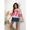 Bluza damska oversize 67 koronka – styl premium